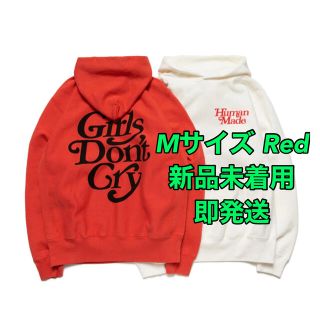 シュプリーム(Supreme)の【レッドMサイズ 新品未着用 即発送】GDC x humanmade フーディー(パーカー)