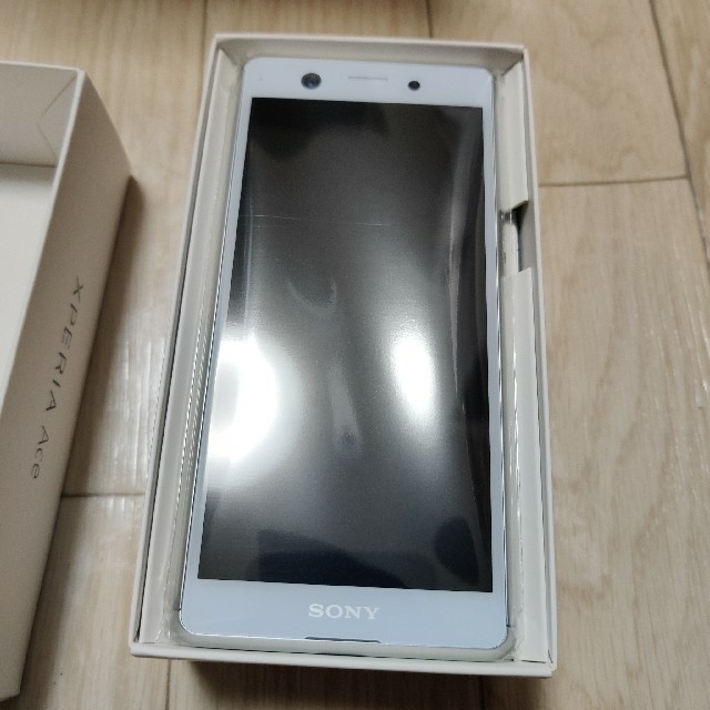 スマホ/家電/カメラ Sony Xperia Ace white 楽天モバイル 64GB SIM ...