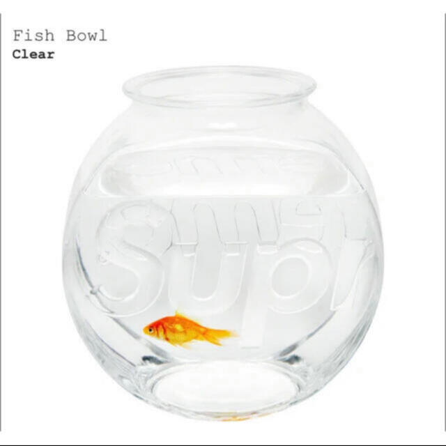 新品未開封】Supreme Fish Bowl シュプリーム 金魚鉢 新品未開封】Supreme Fish Bowl シュプリーム 金魚鉢