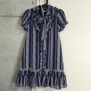 アクシーズファム(axes femme)のアクシーズファム♡ ワンピース ブルー(ひざ丈ワンピース)