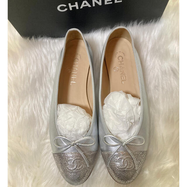 シャネルバレエリーナ バレエシューズ39C umbandung.ac.id