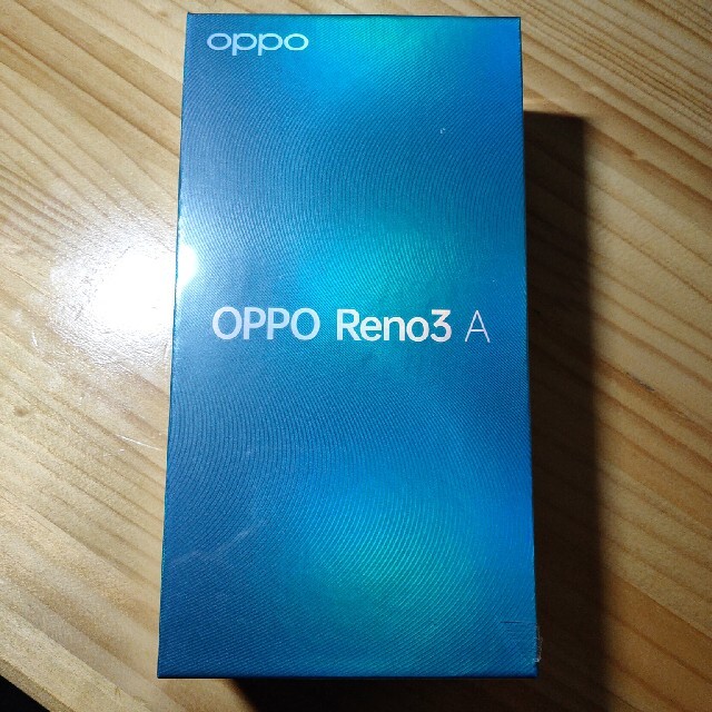 新品 oppo reno 3a white simフリー シュリンク破れ有