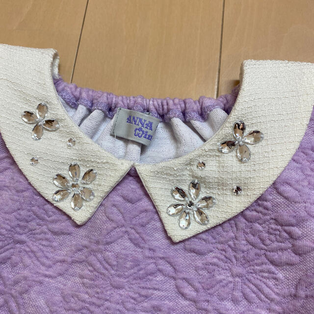 ANNA SUI mini(アナスイミニ)のANNA SUImini 130【極美品】♡ビジュー♡ キッズ/ベビー/マタニティのキッズ服女の子用(90cm~)(Tシャツ/カットソー)の商品写真