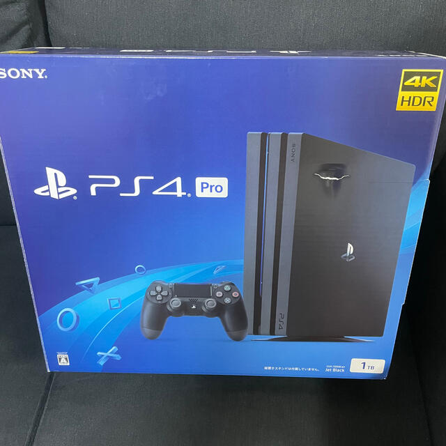 PS4 pro CUH-7200BB01 背面ボタン、ソフト付きエンタメ/ホビー