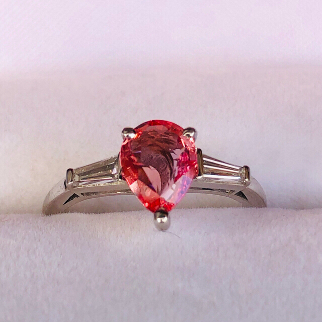 パパラチア プラチナリング 0.96ct | sbioabengal.com