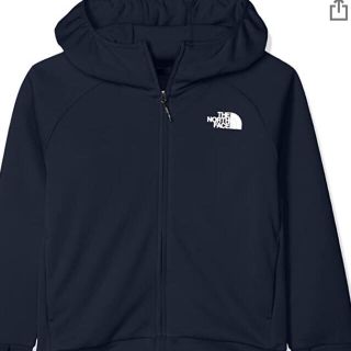 ザノースフェイス(THE NORTH FACE)のザ.ノースフェイス140パーカー黒(ジャケット/上着)