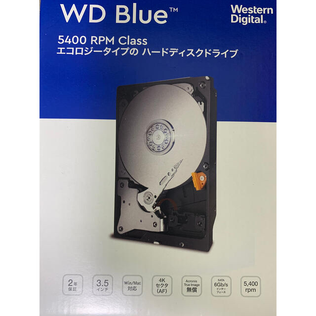 送料無料■4TB■Western Digital■3.5インチ■内蔵HDD■ スマホ/家電/カメラのPC/タブレット(PC周辺機器)の商品写真