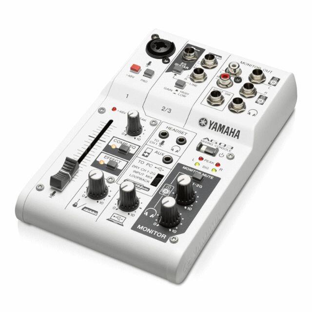 YAMAHA ag03 MPM-1000 マイク AUXケーブル 配信セット