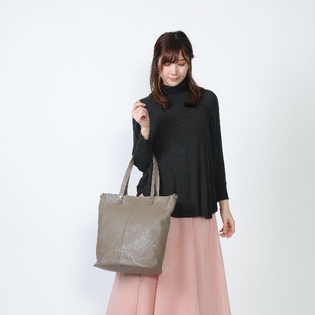 【ショルダー】 トートバッグ イタリア製 ショルダーバッグ レディース メンズ 本革 ベージュの通販 by gina's shop|ラクマ サイズ