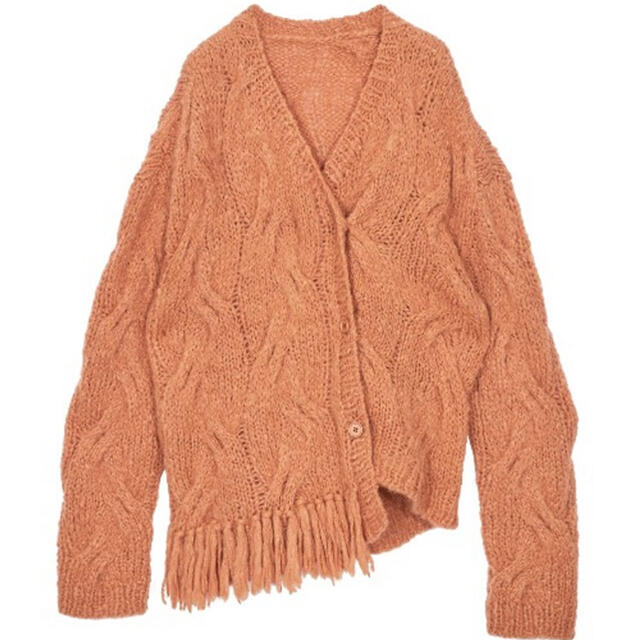 Ameri VINTAGE(アメリヴィンテージ)の2WAY DISTORTION CABLE CARDIGAN レディースのトップス(カーディガン)の商品写真