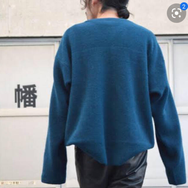 yoke tokyo 7G OVERSIZED HALF CARDIGAN