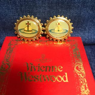 ヴィヴィアンウエストウッド(Vivienne Westwood)の✨ヴィヴィアン✨ミルククラウン エナメルオーブ✨イヤリング(イヤリング)