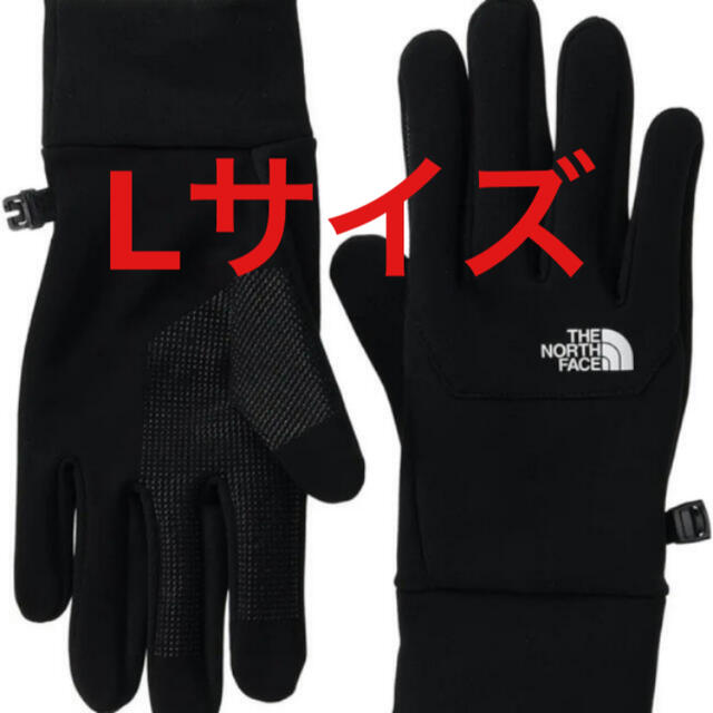 THE NORTH FACE(ザノースフェイス)の【THE NORTH FACE ETIP GLOVE  ブラック Ｌ】 メンズのファッション小物(手袋)の商品写真