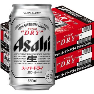 アサヒ(アサヒ)のアサヒスーパードライ 350ml24本　【2ケース】(ビール)