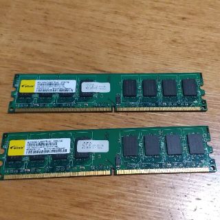 DDR2 6400 1GB✕2(PCパーツ)