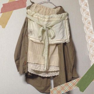 クリスプ(Crisp)のcream2wayスカート(ロングスカート)