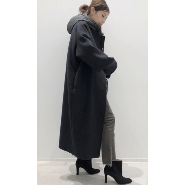【18AW】L'Appartment Over Sized LAMB Coat