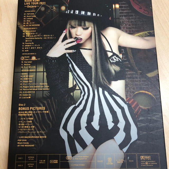 「倖田來未/KODA KUMI LIVE TOUR 2011～Dejavu～ エンタメ/ホビーのDVD/ブルーレイ(ミュージック)の商品写真