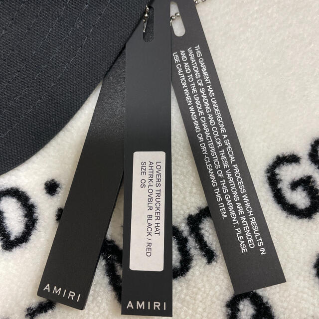 AMIRI LOVERS TRUKER HAT CAP アミリ キャップ メンズの帽子(キャップ)の商品写真