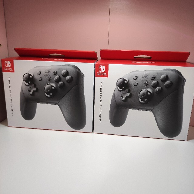 見事な 【新品】Switch proコントローラー 黒 2つ セット