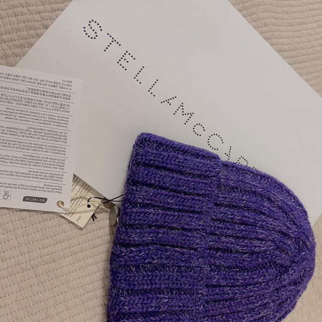 Stella McCartney(ステラマッカートニー)のタグ付き　ステラマッカートニービーニー レディースの帽子(ニット帽/ビーニー)の商品写真