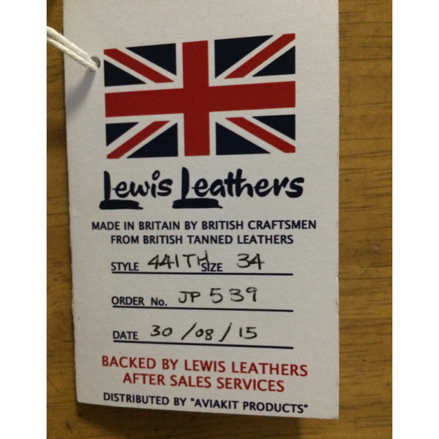 Lewis Leathers(ルイスレザー)のけんぢ様 専用 lewis leather サイクロン 441t サイズ34 メンズのジャケット/アウター(ライダースジャケット)の商品写真