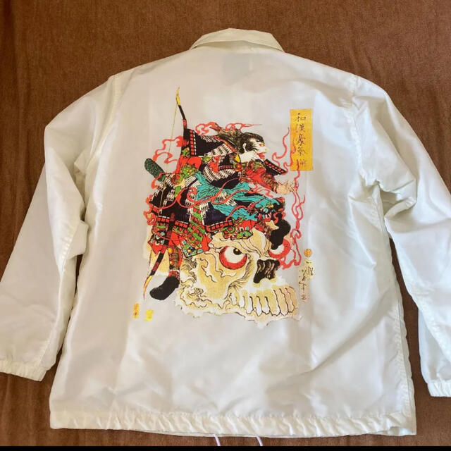 WACKO MARIA ワコマリア 和漢豪気揃 コーチジャケット L 白 即納!最大