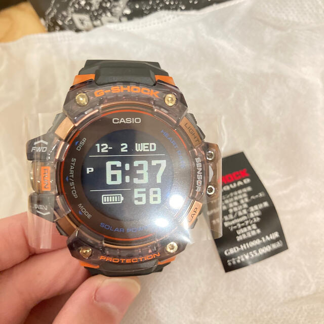 G-SHOCK(ジーショック)の新品未使用 カシオG-SHOCK G-SQUAD GBD-H1000-1A4JR メンズの時計(腕時計(デジタル))の商品写真