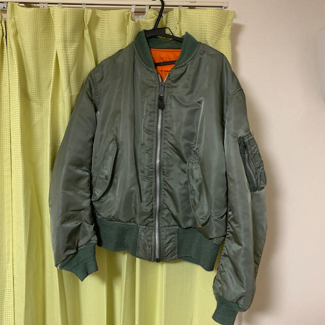 ALPHA INDUSTRIES(アルファインダストリーズ)のALPHA アルファ MA-1 80's USA製   メンズのジャケット/アウター(フライトジャケット)の商品写真