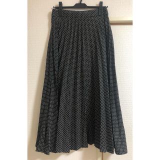 ザラ(ZARA)の6日まで値下げ！ZARA★ドットフレアスカート★S(ロングスカート)