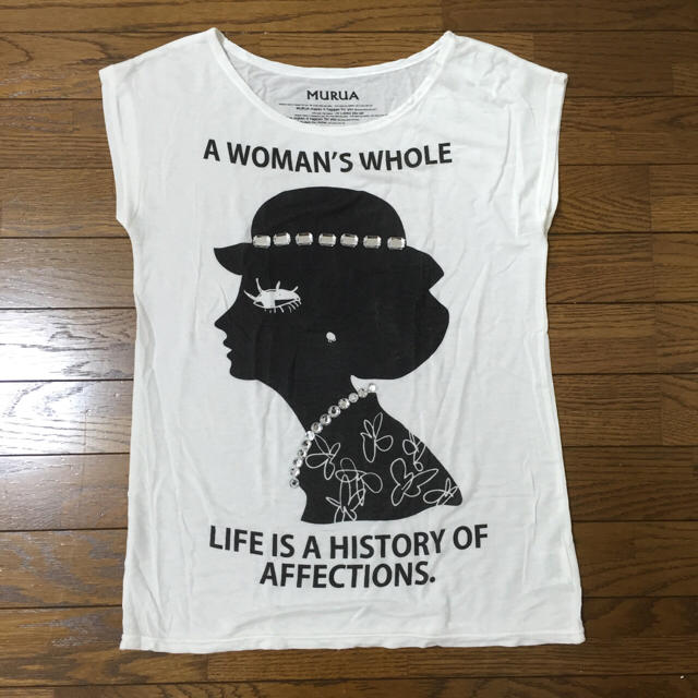 MURUA(ムルーア)のMURUA ムルーア Tシャツ レディースのトップス(Tシャツ(半袖/袖なし))の商品写真