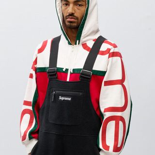 シュプリーム(Supreme)の黒 M supreme polartec overalls 新品(サロペット/オーバーオール)