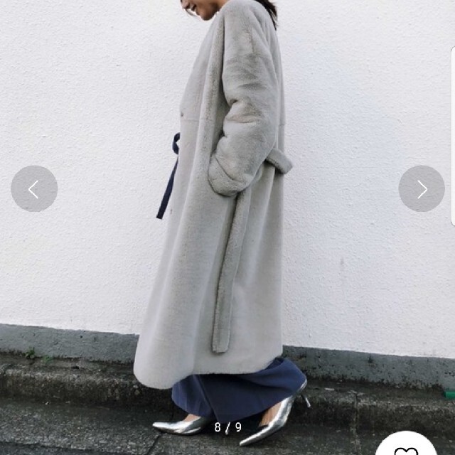 Ameri VINTAGE(アメリヴィンテージ)の2WAY SOFT BOA LONG COAT レディースのジャケット/アウター(毛皮/ファーコート)の商品写真