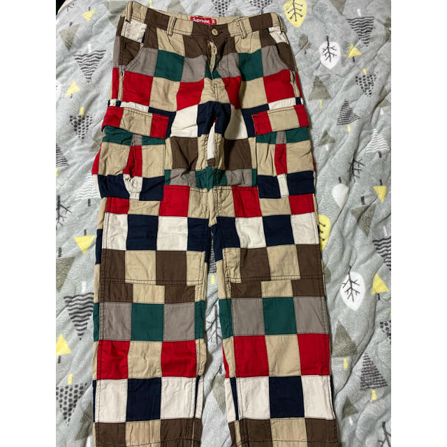 Supreme patchwork pant 19SS