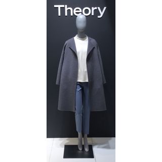 セオリー(theory)のTheory 19aw ノーカラーコート 定価8.7万円(ロングコート)