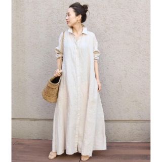 プラージュ(Plage)の新品☆完売Plage Linen Flared ワンピースリネンフレアプラージュ(ロングワンピース/マキシワンピース)