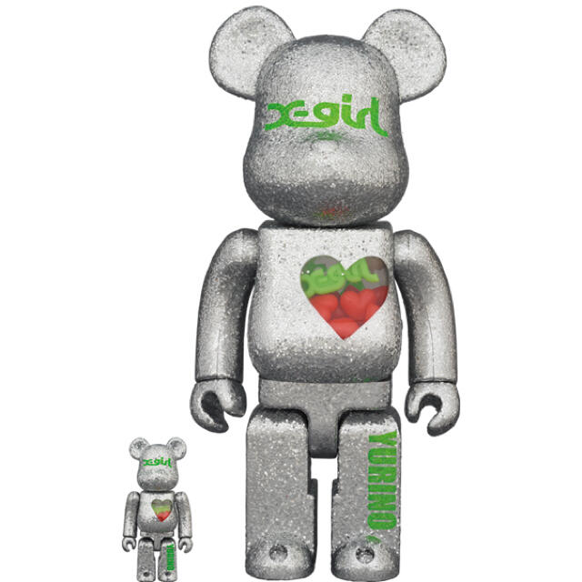 BE@RBRICK X-girl × YURINO 100% u0026 400%-
