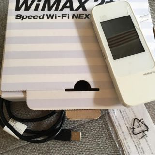 UQ WiMAX2＋ Speed Wi-Fi NEXT W04(その他)