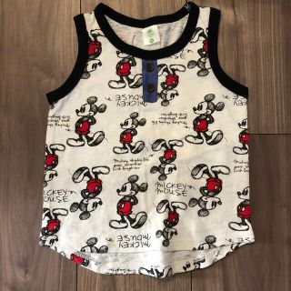 ディズニー(Disney)のお値下げ★ミッキーマウスのタンクトップ＊キッズ(Tシャツ/カットソー)