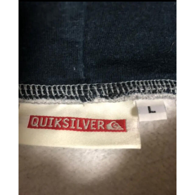 QUIKSILVER(クイックシルバー)の【希少】クイックシルバー　パーカー　ビッグロゴ　ゆるだぼ　ユニセックス　美品 メンズのトップス(パーカー)の商品写真