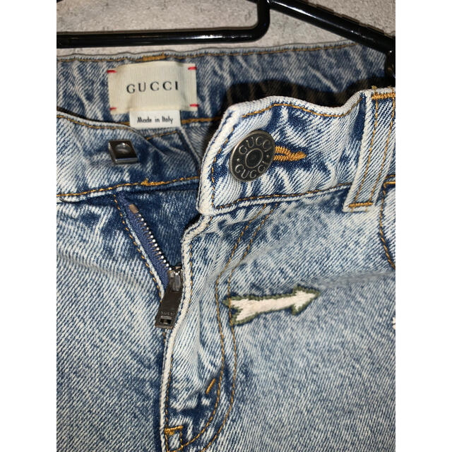 Gucci(グッチ)のたける様専用ですGUCCI チルドレンズ　刺繍　デニム　12ans  キッズ/ベビー/マタニティのキッズ服男の子用(90cm~)(パンツ/スパッツ)の商品写真