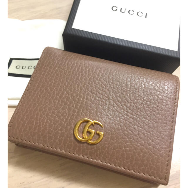 GUCCI プチマーモント ベージュ系 財布 - www.glycoala.com