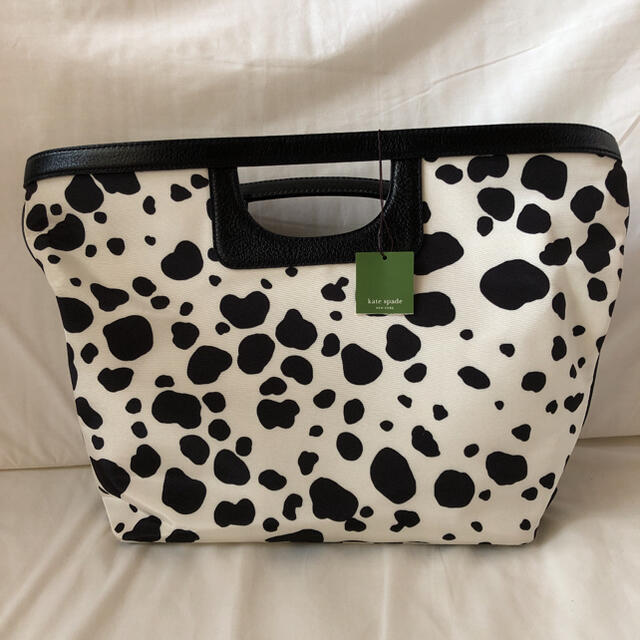 新品未使用 kate spade ケイトスペード バッグ ダルメシアン柄