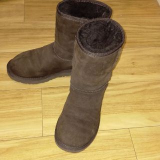 アグ(UGG)のUGG アグ ムートンブーツ クラシックショート シープスキン ボア 24cm(ブーツ)