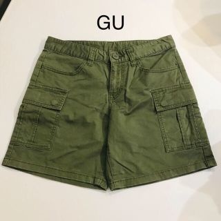 ジーユー(GU)のGU ショートパンツ ハーフパンツ カーゴパンツ カーキ(ショートパンツ)