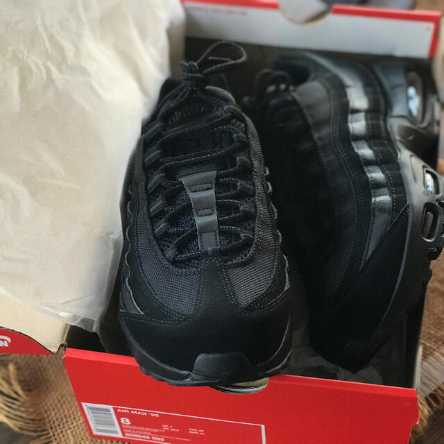 NIKE(ナイキ)の【美品】NIKE Air Max95 ナイキエアマックス95 ブラック メンズの靴/シューズ(スニーカー)の商品写真