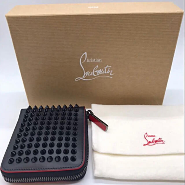 正規美品CHRISTIAN LOUBOUTINクリスチャンルブタン 2つ折り財布 最新作
