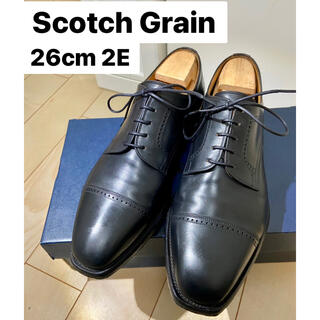 リーガル(REGAL)のスコッチグレイン　26cm 2E 革靴　日本製　2858 黒　ビジネスシューズ(ドレス/ビジネス)