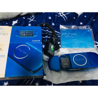 プレイステーションポータブル(PlayStation Portable)のPsp3000 バイブラントブルー ジャンク品(携帯用ゲーム機本体)