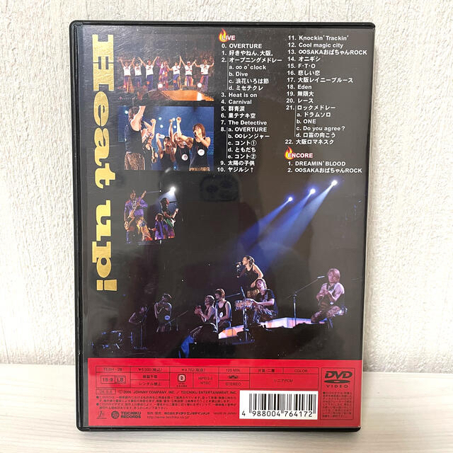 関ジャニ∞(カンジャニエイト)の【値下げ中】関ジャニ∞／Heat　up！〈初回限定盤〉 DVD エンタメ/ホビーのDVD/ブルーレイ(ミュージック)の商品写真